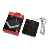 Zapatilla Inteligente 6 Tomas + 4 Usb + 2 Tipo C 2500w 3mts