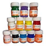 Pintura Acrílica Politec 20ml Mate, 12 Unidades.