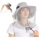 Mosquito Net Hat - Safari Sun Visor Hat Con Mosquitera Extra