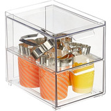 Cajas Organizadoras Apilables Acrílico Cocina Mesa Closet