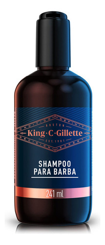  Shampoo Para Barba King C. Frasco De 241ml Gillette