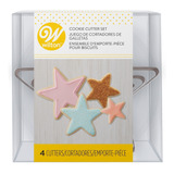 Cortadores De Estrellas Para Galleta 4 Pzas Wilton 2308-1215
