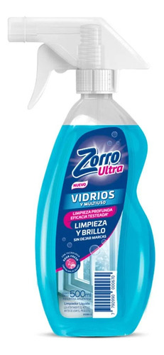 Limpiador De Vidrios Ultra Gatillo Zorro 500ml