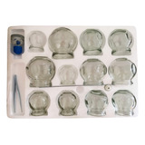 Zcoins - Juego De 12 Tazas De Cristal Para Terapia De Ventos