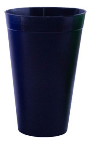 Eco Vaso Gulliber Negro Plástico Pp Fiesta 500 Cc X 60u.