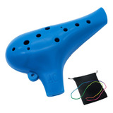 Ocarina De 12 Hoyos, Alto C (azul)