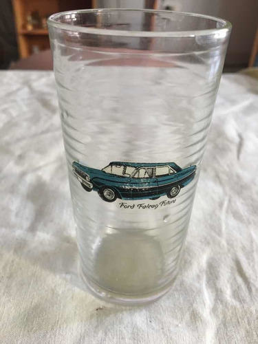 Vaso Antiguo Ford Falcon Futura Calco Al Agua