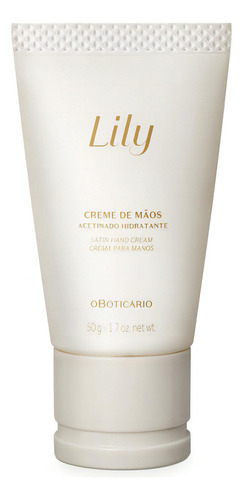 Creme De Mãos Acetinado Hidratante Lily - O Boticário