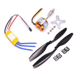 Kit Motor Brushless A2212 1000kv +esc 30a + Hélices +soporte