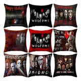 4 Funda De Almohada Personajes Películas Terror De Halloween