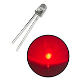 Diodo Led Ultrabrillante 5mm Rojo 6000 A 8000 Mcd 100 Piezas