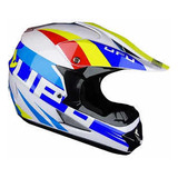 Casco Motociclista Certificado Dot Deportivo Cross Enduro