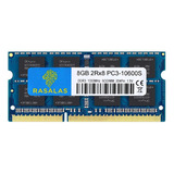 Memory Ram Rasalas 8gb Ddr3-1333mhz Sodimm Pc3-10600s Azul