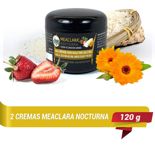 Crema Aclaradora Nocturna Axilas Codos Cuello Manchas Y Paño