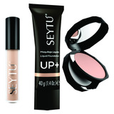 Paquete Seytu Maquillaje Bas Liquida+corrector+polvocompacto