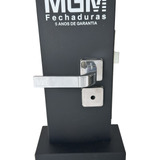 Kit Fechadura Para Porta Interna+banheiro Modena Cromado Mgm