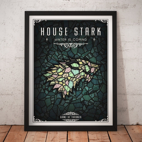 Cuadro Series - Game Of Thrones - Poster House Stark