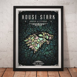 Cuadro Series - Game Of Thrones - Poster House Stark