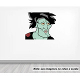 Vinil Sticker Pared 45 Cm. Lado Calamardo Guapo Modld0029