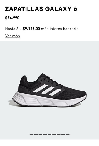 Zapatillas Galaxy 6 adidas M Talla 40