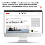 Script Site De Notícias Responsivo - Fácil Utilização