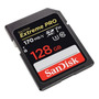 Sandisk Sdxc Extreme Pro Uhs3 4k 170 Mb/s 128 Gb