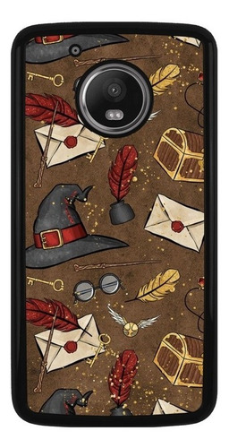 Funda Protector Para Motorola Moto Harry Potter Tapiz Caf