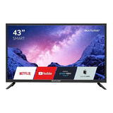 Smart Tv Multilaser 43 Led Full Hd Hdmi Usb Wi-fi Tl027
