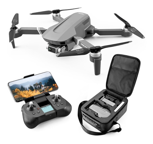 Drone F4 Gps 5g 2km 30min 2eixos 4k +case Com 2bat Sem Juros