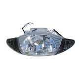 Optica Faro Delantero Cristal Fume  Gilera Smash 110 Tunning