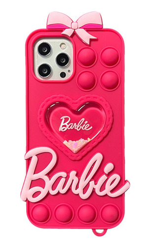 Funda De Silicona Para Teléfono Unzip & Squeeze Barbie Bow