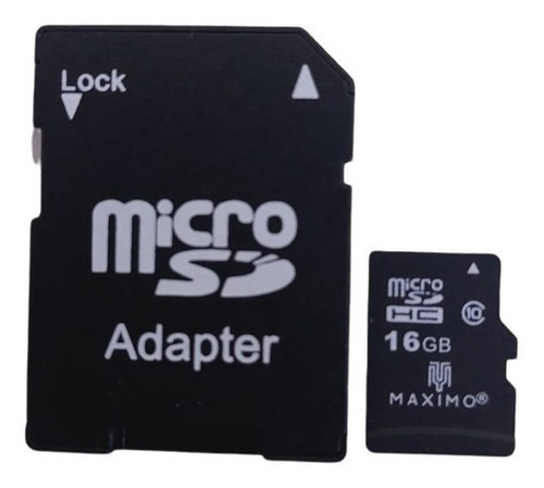 Tarjeta De Memoria Micro Sd Máximo 16gb Con Adaptador Sd