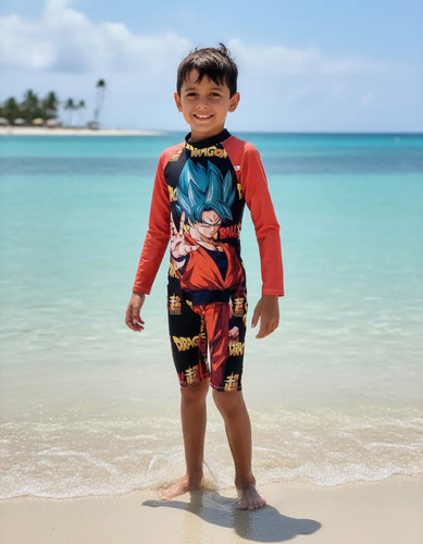 Bañador Completo Dragon Niño Personajes Animados 6m-10y
