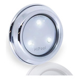 Refletor Hipool Led Rgb Cromoterapia 9w Inox 316l 72mm