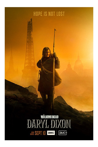 Poster De Daryl Dixon Walking Dead Con Realidad Aumentada