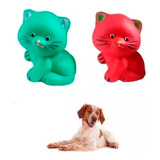 Juguete Sonoro Mordible Mascotas Varios Colores Gatitos