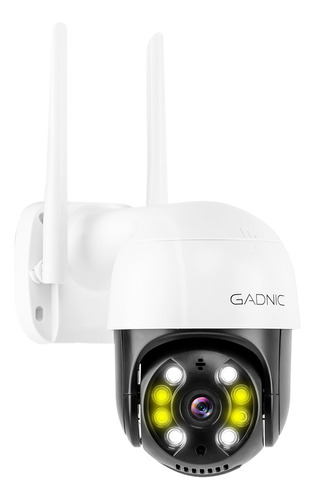 Cámara Domo Seguridad Gadnic Bluetooth Wifi Visión Nocturna Color Blanco