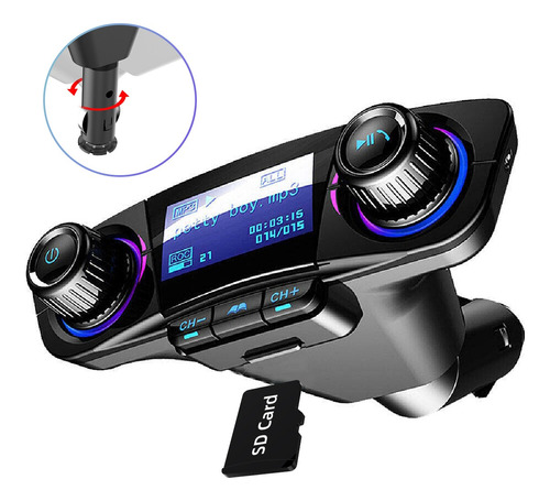 Radio Receptores Transmisor Bluetooth Fm Para Carro Auto Usb