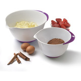 Set De 2 Bowls Mezclador Tazon De Cocina 1.5 Y 3 Lts Press