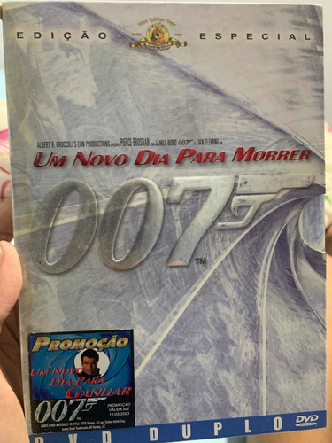 Dvd: 007 Novo Dia Para Morrer Ed. Especial - Duplo Capa Luva