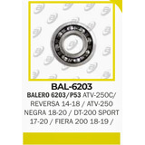 Balero 6203/p53  Atv-250c/reversa 14-18 / Atv-250 Negra 