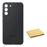 Funda Original Samsung Galaxu S22 Plus Silicona Negro Mate