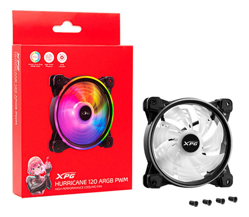 Ventilador Para Gabinete Xpg Hurricane 120mm Aro Doble Argb