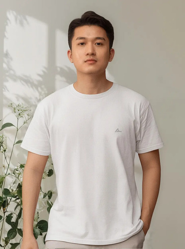 Camiseta 100% Algodão Peruano Premium Casual Masculina | Frete grátis