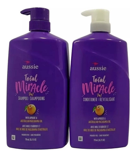 Kit Aussie 7in1 Total Miracle Shampoo + Condicionador 778ml