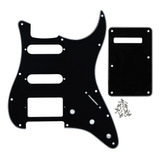 Strat Hss Pickguard - Juego De Placa Trasera De Guitarra Par