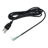 Cable De Alimentacion 127vca Con Clavija  Pcu-svt-18awg-3m-b