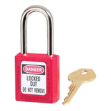 Candado Bloqueo Rojo Master Lock 410