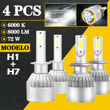 H1 H7 Blanco Kit Faros Led Luz Alta Y Baja Para Chevrolet