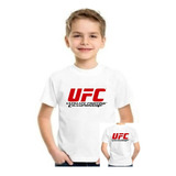 Camiseta Camisa Ufc Ultimate Fighting Luta Infantil 2